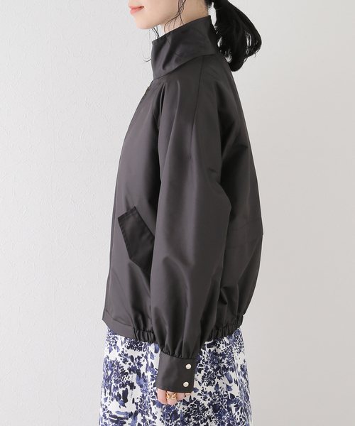 タフタハイネックブルゾン La TOTALITE（ラトータリテ）の「タフタハイネックブルゾン
