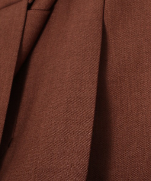 mysty woman（ミスティウーマン）の「ベルトツキアソートショートパンツ 197362（その他パンツ・レディース・チャコールグレー/ブラウン/ホワイト系その他・FREE）」の9枚目の写真