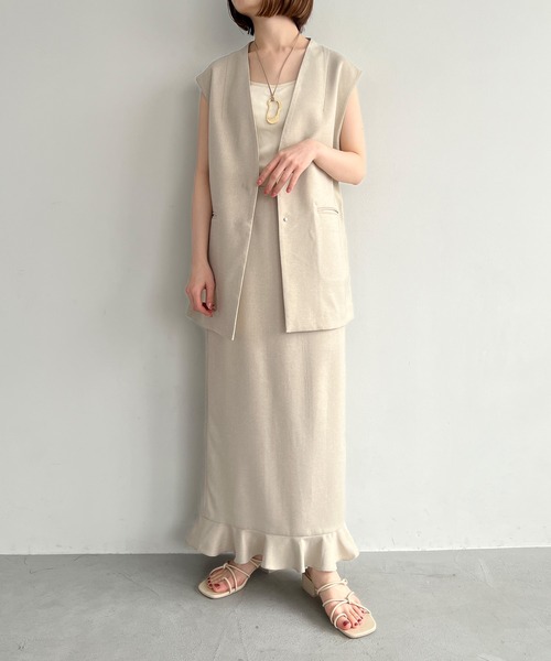 A part by（アパートバイ）の「ナローストラップサンダル（サンダル・レディース・アイボリー/ブラック・MEDIUM/LARGE）」の17枚目の写真