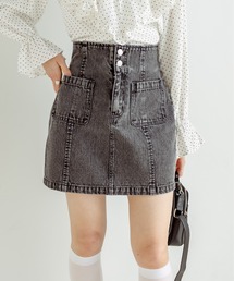 OLIVE des OLIVE | パッチポケットタイトミニスカート(スカート)