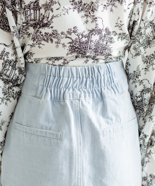 OLIVE des OLIVE（オリーブデオリーブ）の「パッチポケットタイトミニスカート（スカート・レディース・アイボリー/ブラック/サックスブルー/ピンク・FREE）」の18枚目の写真