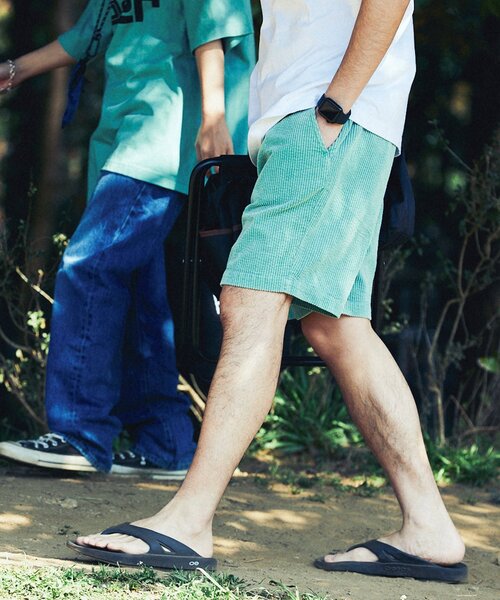 JOURNAL STANDARD relume（ジャーナルスタンダード　レリューム）の「FADE コーデュロイショーツ（その他パンツ・メンズ・エメラルドブルー/チャコールグレー/オレンジ系その他/パープル・MEDIUM/LARGE）」の11枚目の写真