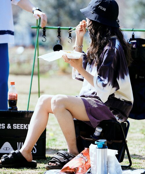 JOURNAL STANDARD relume（ジャーナルスタンダード　レリューム）の「FADE コーデュロイショーツ（その他パンツ・メンズ・エメラルドブルー/チャコールグレー/オレンジ系その他/パープル・MEDIUM/LARGE）」の13枚目の写真