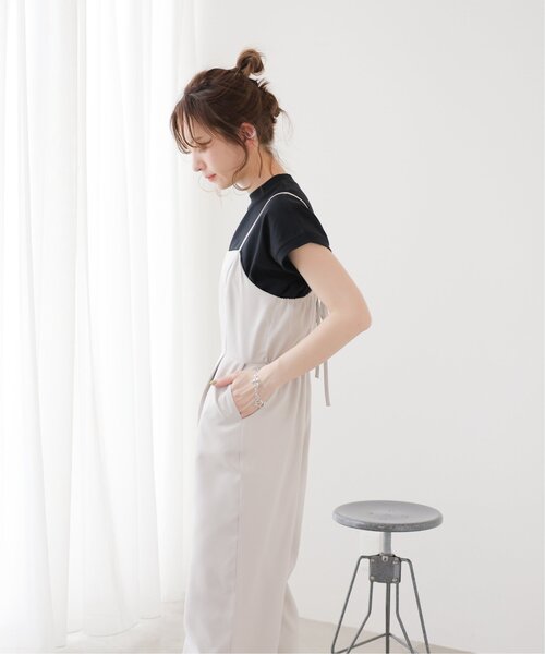 frames RAY CASSIN(フレームスレイカズン)の「WEB限定 USAコットンモックネックフレンチスリーブTシャツ(Tシャツ/カットソー・レディース・ブラック/ネイビー系/オフホワイト/ベージュ/レッド/レッド系その他/ブルー/ブラック系・FREE)」の19枚目の写真