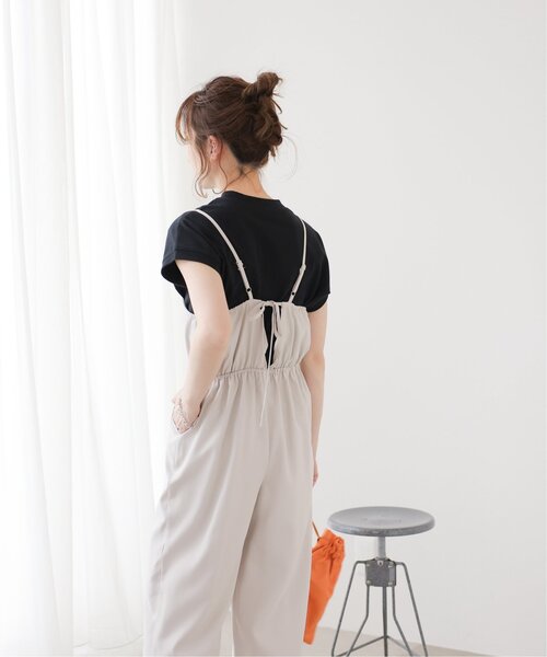 frames RAY CASSIN(フレームスレイカズン)の「WEB限定 USAコットンモックネックフレンチスリーブTシャツ(Tシャツ/カットソー・レディース・ブラック/ネイビー系/オフホワイト/ベージュ/レッド/レッド系その他/ブルー/ブラック系・FREE)」の20枚目の写真