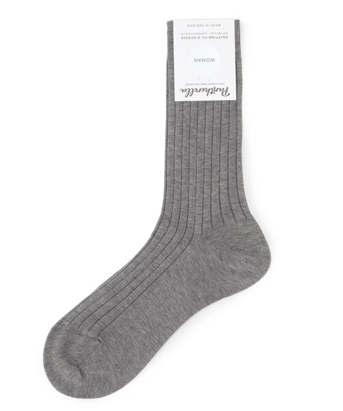 Pantherella（パンセレラ）の「◆Pantherella(パンセレラ)8*2 リブソックス（ソックス/靴下・レディース・ホワイト/グリーン/ピンク/グレー・00）」の3枚目の写真