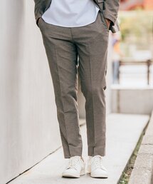 EDIFICE | "高通気＆シワ防止機能" カラミ メッシュ イージーパンツ【セットアップ着用可】(スラックス)