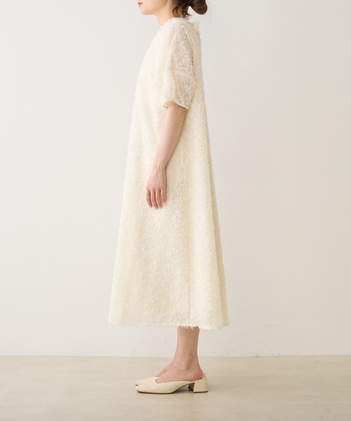 PUAL CE CIN（ピュアルセシン）の「ジャガードフリンジワンピース（ワンピース・レディース・ナチュラル/ブラック・FREE）」の11枚目の写真