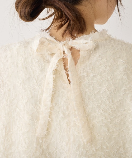 PUAL CE CIN（ピュアルセシン）の「ジャガードフリンジワンピース（ワンピース・レディース・ナチュラル/ブラック・FREE）」の13枚目の写真