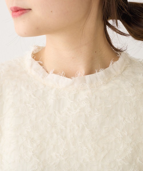 PUAL CE CIN（ピュアルセシン）の「ジャガードフリンジワンピース（ワンピース・レディース・ナチュラル/ブラック・FREE）」の14枚目の写真