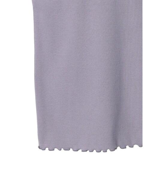 earth music&ecology（アースミュージックアンドエコロジー）の「前後2WAYレースタンクトップ（タンクトップ・レディース・ブラック/ラベンダー/サックスブルー/オフホワイト・S/M）」の10枚目の写真