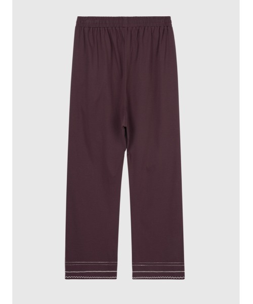 JNBY（ジェーエヌビーワイ）の「HOME Basic Cotton Relaxed-leg Trousers（その他パンツ・レディース・イエロー/レッド・36/38）」の5枚目の写真