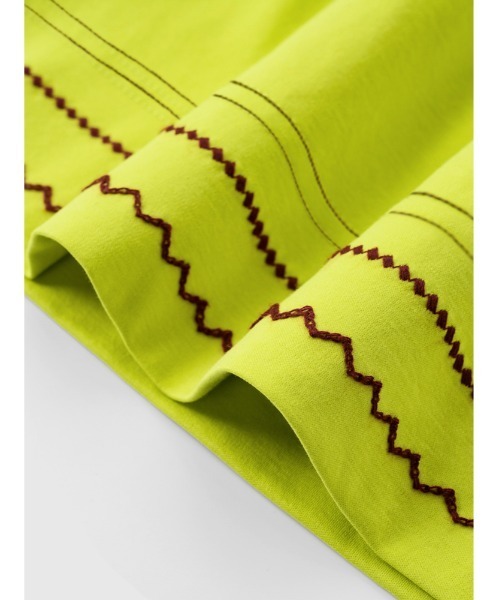 JNBY（ジェーエヌビーワイ）の「HOME Basic Cotton Relaxed-leg Trousers（その他パンツ・レディース・イエロー/レッド・36/38）」の17枚目の写真