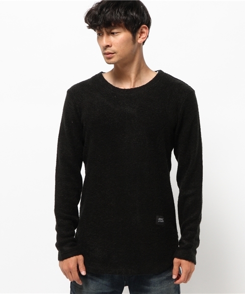 OUTLET(アウトレット)の「【Ciaopanic】パイルクルー(Tシャツ/カットソー・メンズ・チャコールグレー/ブラック・MEDIUM/LARGE)」の3枚目の写真