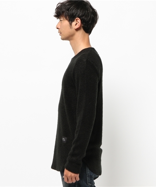 OUTLET(アウトレット)の「【Ciaopanic】パイルクルー(Tシャツ/カットソー・メンズ・チャコールグレー/ブラック・MEDIUM/LARGE)」の4枚目の写真