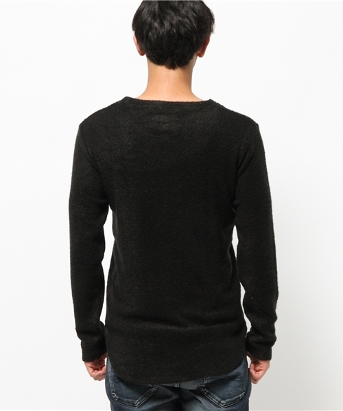 OUTLET(アウトレット)の「【Ciaopanic】パイルクルー(Tシャツ/カットソー・メンズ・チャコールグレー/ブラック・MEDIUM/LARGE)」の5枚目の写真