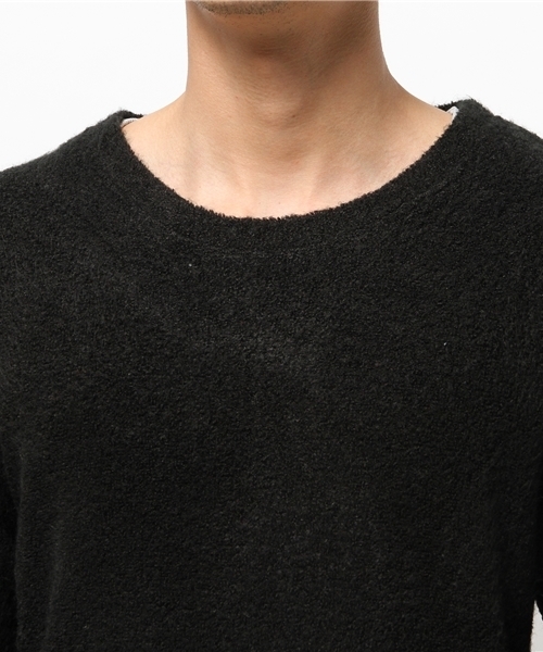 OUTLET(アウトレット)の「【Ciaopanic】パイルクルー(Tシャツ/カットソー・メンズ・チャコールグレー/ブラック・MEDIUM/LARGE)」の6枚目の写真