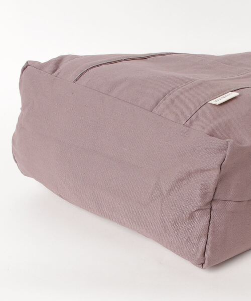 SETUP7（セットアップセブン）の「【SETUP7】ポケット付 コットンバッグ YMX ※（トートバッグ・レディース・アイボリー/グレー・FREE）」の3枚目の写真