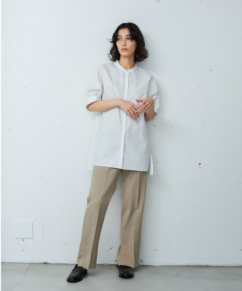 OUTERSUNSET（アウターサンセット）の「gather sleeve blouse（シャツ/ブラウス・レディース・ホワイト/ブラック・FREE）」の15枚目の写真