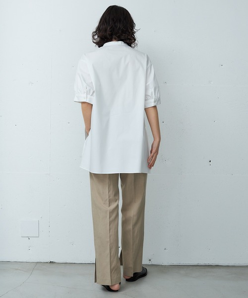 OUTERSUNSET（アウターサンセット）の「gather sleeve blouse（シャツ/ブラウス・レディース・ホワイト/ブラック・FREE）」の22枚目の写真