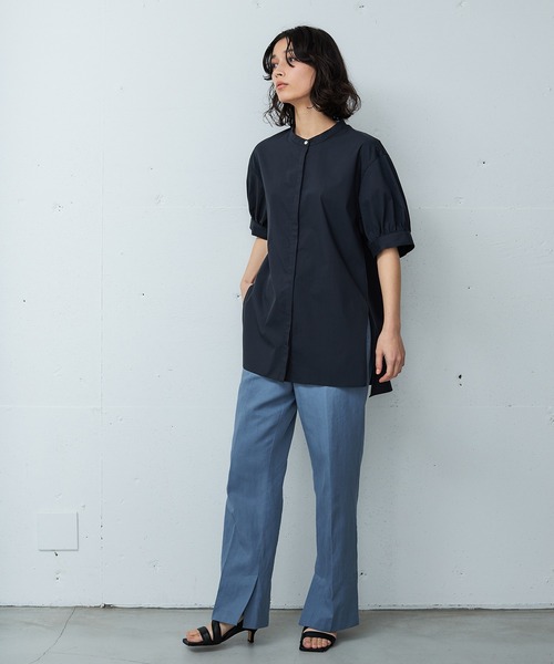 OUTERSUNSET（アウターサンセット）の「gather sleeve blouse（シャツ/ブラウス・レディース・ホワイト/ブラック・FREE）」の14枚目の写真