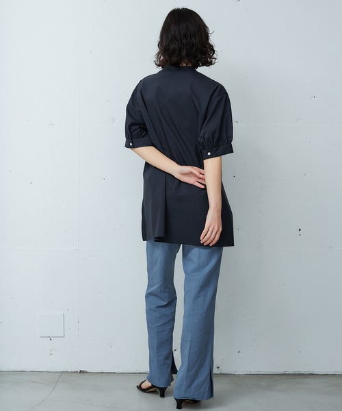 OUTERSUNSET（アウターサンセット）の「gather sleeve blouse（シャツ/ブラウス・レディース・ホワイト/ブラック・FREE）」の17枚目の写真