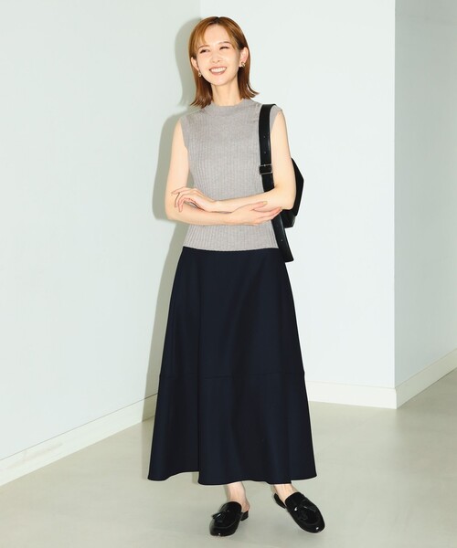 B:MING by BEAMS（ビーミングバイビームス）の「B:MING by BEAMS / ウォッシャブル リブ ノースリーブ（タンクトップ・レディース・ブルー系その他/ベージュ/ブラック・FREE）」の10枚目の写真