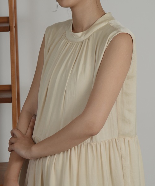 I_am（アイアム）の「no sleeve tiered ops（ワンピース・レディース・オフホワイト/ブラック・FREE）」の22枚目の写真