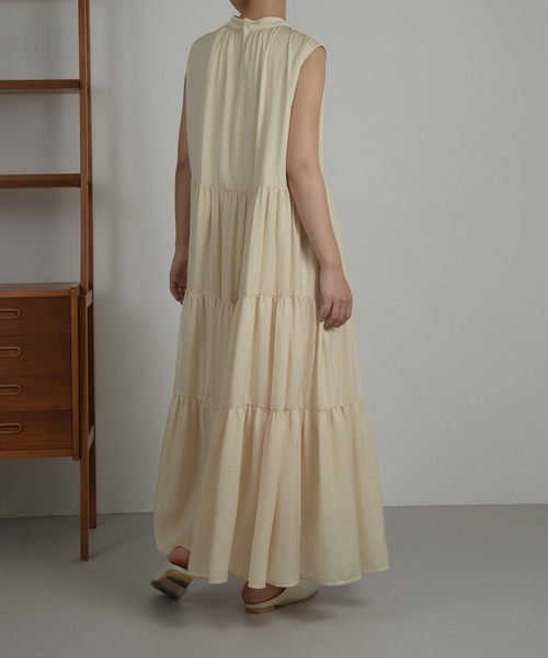 I_am（アイアム）の「no sleeve tiered ops（ワンピース・レディース・オフホワイト/ブラック・FREE）」の21枚目の写真