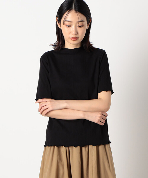 COMME CA ISM(コムサイズム)の「シャーリング トップス(Tシャツ/カットソー・レディース・ホワイト/マスタード/ブラック/ピンク系その他・MEDIUM/LARGE)」の10枚目の写真