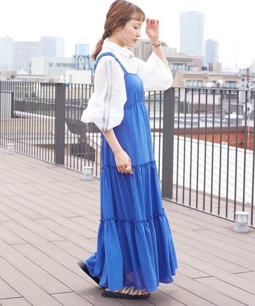 w closet（ダブルクローゼット）の「バックオープンチェックティアード