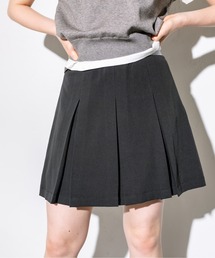 OLIVE des OLIVE | ラインゴムウエストプリーツミニスカート　1032010030(スカート)