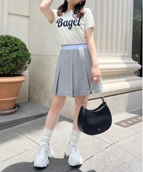 スカート owuii スパンドットプリント スカート(スカート)｜TO BE CHIC(トゥー