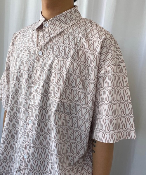 【セール】◇ レトロ総柄シャツ GT-AS38134（シャツ/ブラウス）｜Miscere（ミスケーレ）