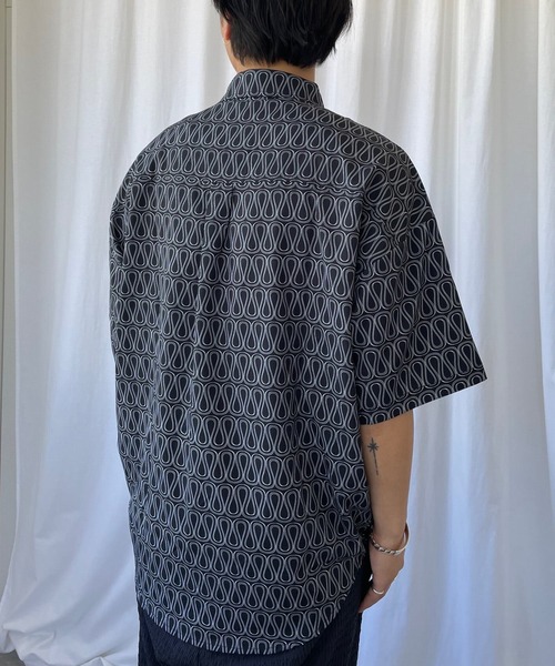 【セール】◇ レトロ総柄シャツ GT-AS38134（シャツ/ブラウス）｜Miscere（ミスケーレ）