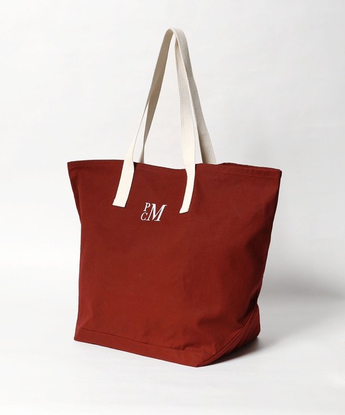 PARROTT CANVAS(パロットキャンバス)の「PARROTT CANVAS/パロットキャンバス PCM CANVAS TOTE トートバッグ(トートバッグ・レディース・キナリ/ワインレッド/ネイビー・ONE SIZE)」の10枚目の写真