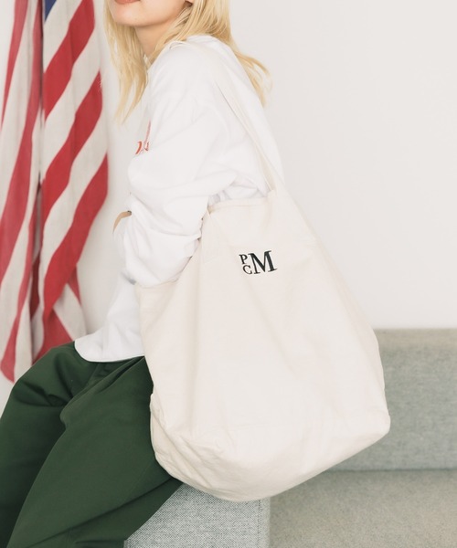 PARROTT CANVAS(パロットキャンバス)の「PARROTT CANVAS/パロットキャンバス PCM CANVAS TOTE トートバッグ(トートバッグ・レディース・キナリ/ワインレッド/ネイビー・ONE SIZE)」の19枚目の写真