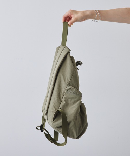 PUAL CE CIN（ピュアルセシン）の「【2023AW】ドロストリュック（バックパック/リュック・レディース・ブラック/カーキ・FREE）」の17枚目の写真