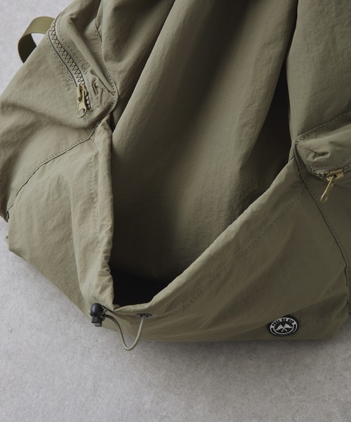 PUAL CE CIN（ピュアルセシン）の「【2023AW】ドロストリュック（バックパック/リュック・レディース・ブラック/カーキ・FREE）」の22枚目の写真