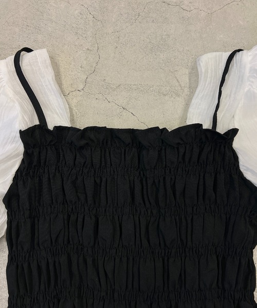 PHILLY（フィリー）の「シャーリングドッキングブラウス（シャツ/ブラウス・レディース・アイボリー/ブルー・FREE）」の22枚目の写真