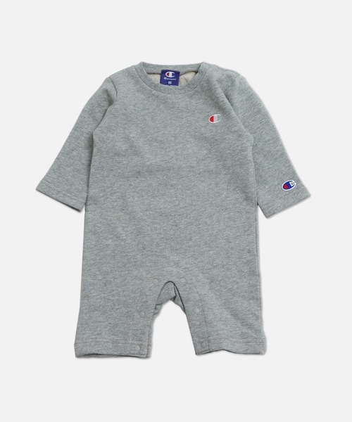 Champion（チャンピオン）の「champion / チャンピオン ロゴ長袖カバーオール（ロンパース・キッズ・ブラック/グレー/ホワイト/ピンク/グリーン/パープル/レッド・90cm/70cm/80ｃｍ）」の12枚目の写真