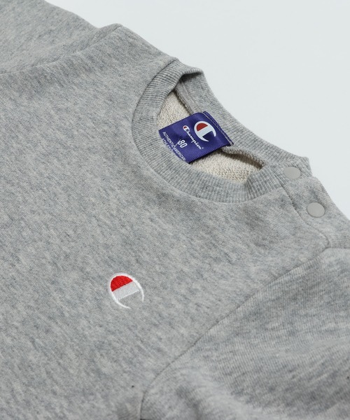 Champion（チャンピオン）の「champion / チャンピオン ロゴ長袖カバーオール（ロンパース・キッズ・ブラック/グレー/ホワイト/ピンク/グリーン/パープル/レッド・90cm/70cm/80ｃｍ）」の18枚目の写真