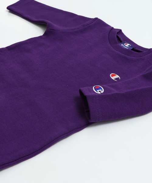 Champion（チャンピオン）の「champion / チャンピオン ロゴ長袖カバーオール（ロンパース・キッズ・ブラック/グレー/ホワイト/ピンク/グリーン/パープル/レッド・90cm/70cm/80ｃｍ）」の10枚目の写真