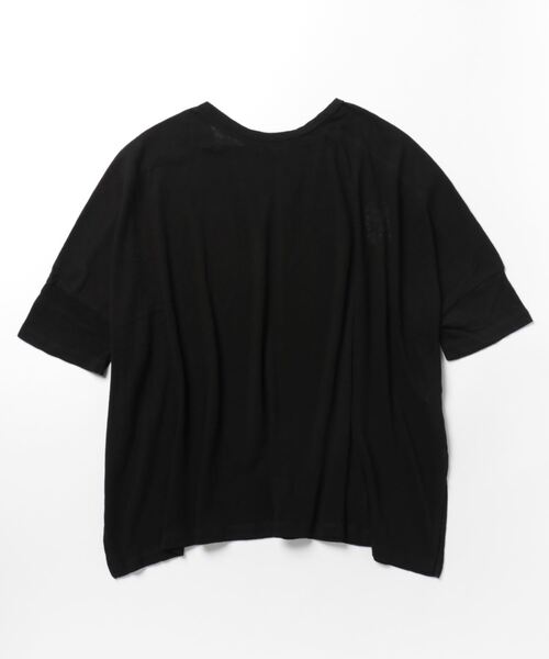 e-zakkamania stores（イーザッカマニアストアーズ）の「ドライタッチスラブ 2wayワイドプルオーバー（Tシャツ/カットソー・レディース・ブラック/ダークグリーン・フリー）」の20枚目の写真