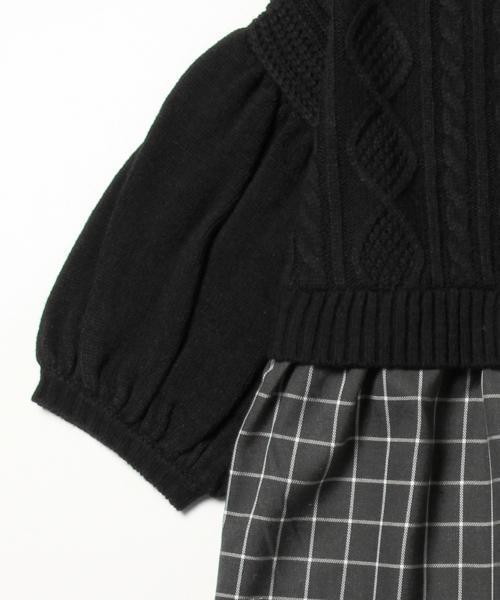 CAROLINA GLASER（カロリナ グレイサー）の「CAROLINA GLASER / ケーブルボリューム ワンピース（ワンピース・レディース・ブラック・ONE SIZE）」の12枚目の写真