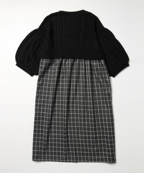 CAROLINA GLASER（カロリナ グレイサー）の「CAROLINA GLASER / ケーブルボリューム ワンピース（ワンピース・レディース・ブラック・ONE SIZE）」の9枚目の写真