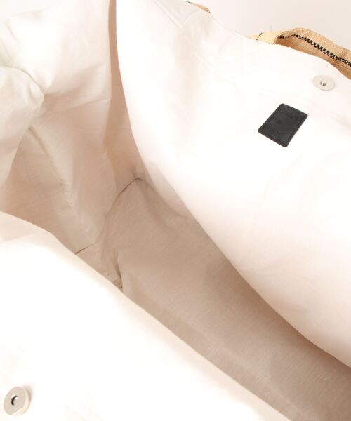 MAISON N.H PARIS（メゾンエヌアッシュパリ）の「Curensology(カレンソロジー)/【MAISON N.H PARIS】ストライプバッグ（ハンドバッグ・レディース・ベージュ/ブラック・FREE）」の6枚目の写真