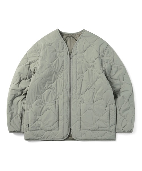 thisisneverthat(ディスイズネバーザット)の「POLARTEC Reversible Quilted Jacket(ブルゾン・メンズ・ストーン/ライトカーキ/ベージュ・L/S/XL/M)」の3枚目の写真