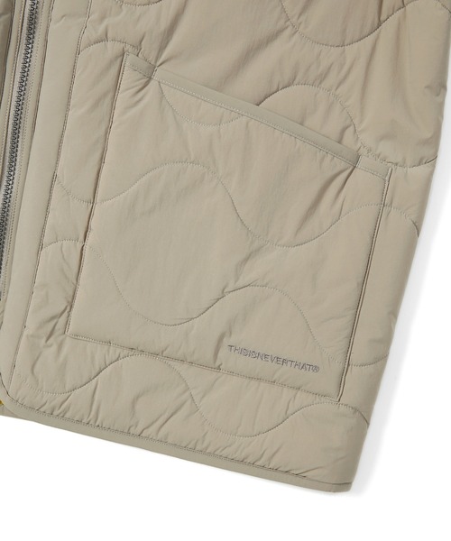 thisisneverthat(ディスイズネバーザット)の「POLARTEC Reversible Quilted Jacket(ブルゾン・メンズ・ストーン/ライトカーキ/ベージュ・L/S/XL/M)」の19枚目の写真