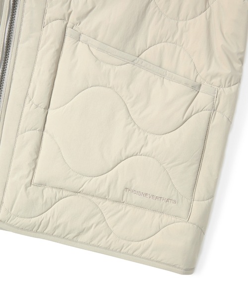 thisisneverthat(ディスイズネバーザット)の「POLARTEC Reversible Quilted Jacket(ブルゾン・メンズ・ストーン/ライトカーキ/ベージュ・L/S/XL/M)」の5枚目の写真